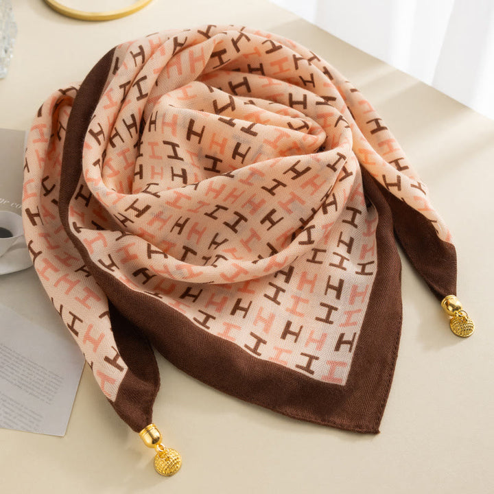 Elegante Damen-Krawatte im Retro-Stil mit Rosen-Polka-Dots, quadratisch, magnetisch - Stil Nr. 4 - image 3