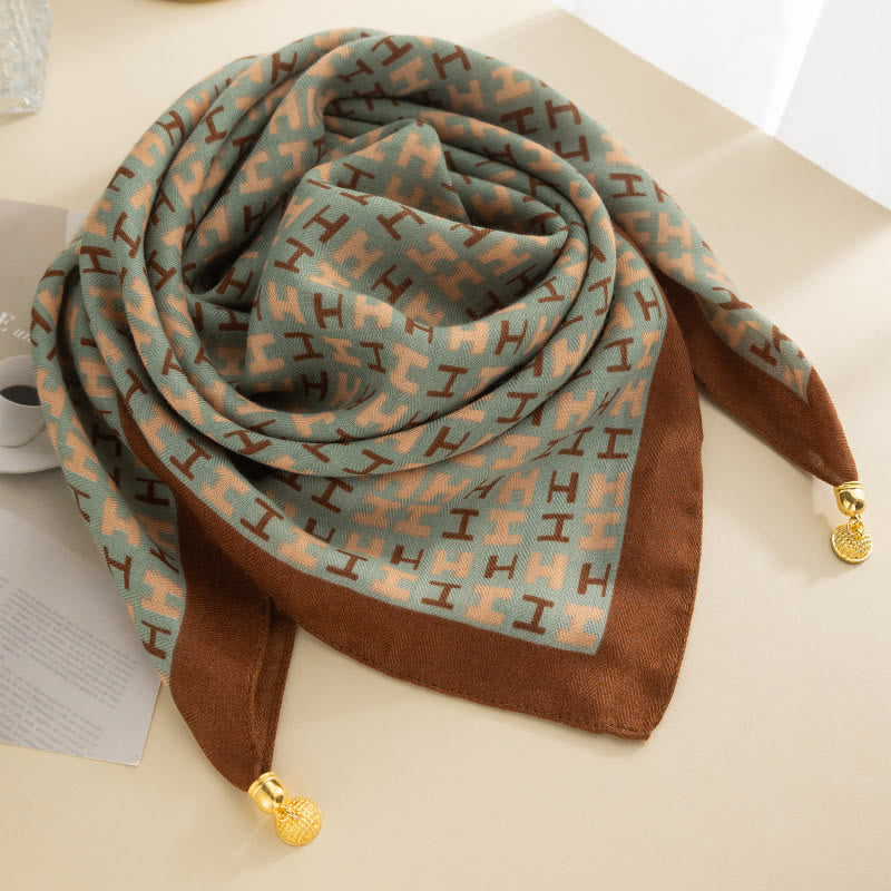 Elegante Damen-Krawatte im Retro-Stil mit Rosen-Polka-Dots, quadratisch, magnetisch - Stil Nr. 5 - image 4