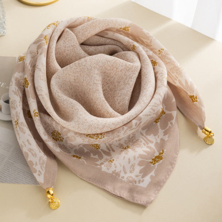 Elegante Damen-Krawatte im Retro-Stil mit Rosen-Polka-Dots, quadratisch, magnetisch - Stil Nr. 18 - image 17