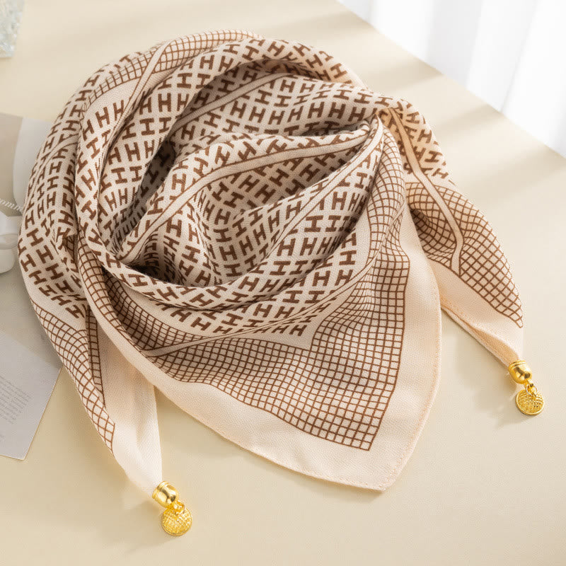 Elegante Damen-Krawatte im Retro-Stil mit Rosen-Polka-Dots, quadratisch, magnetisch - Stil Nr. 21 - image 20