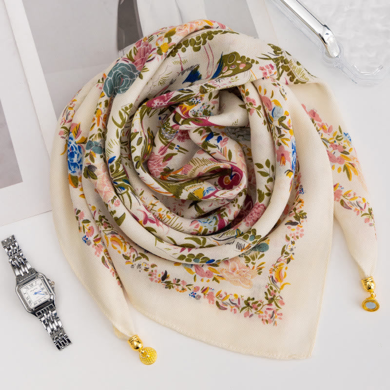 Elegante Damen-Krawatte im Retro-Stil mit Rosen-Polka-Dots, quadratisch, magnetisch - Stil Nr. 33 - image 31