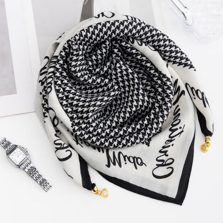 Elegante Damen-Krawatte im Retro-Stil mit Rosen-Polka-Dots, quadratisch, magnetisch - Stil Nr. 45 - image 43