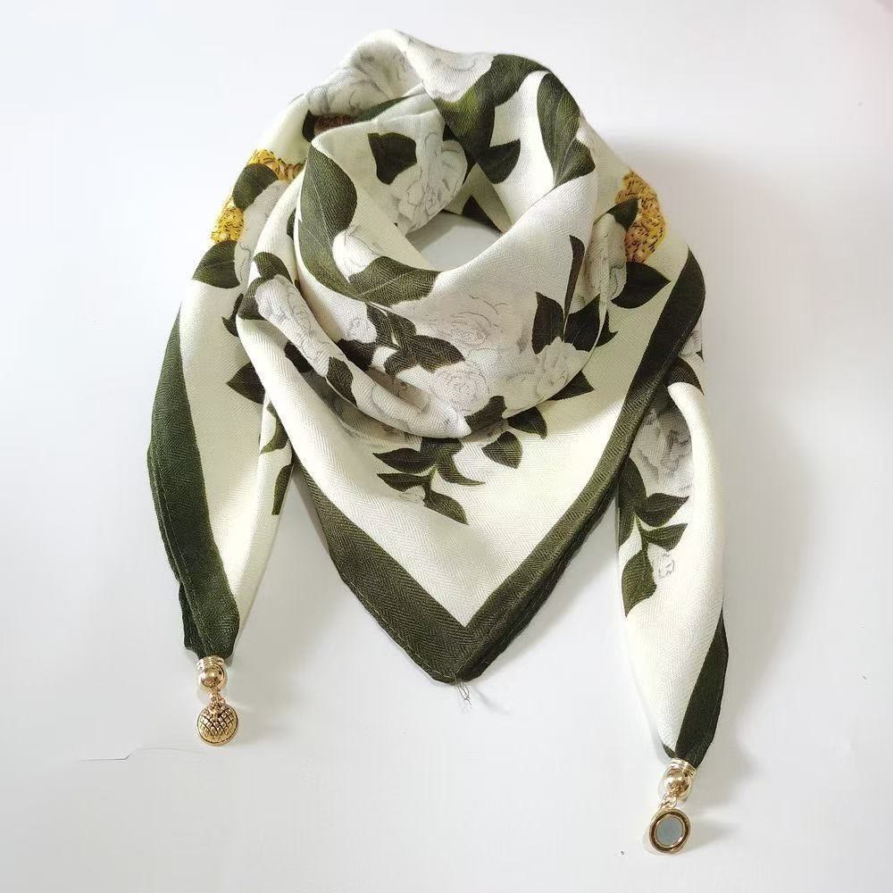 Elegante Damen-Krawatte im Retro-Stil mit Rosen-Polka-Dots, quadratisch, magnetisch - Stil Nr. 62 - image 60