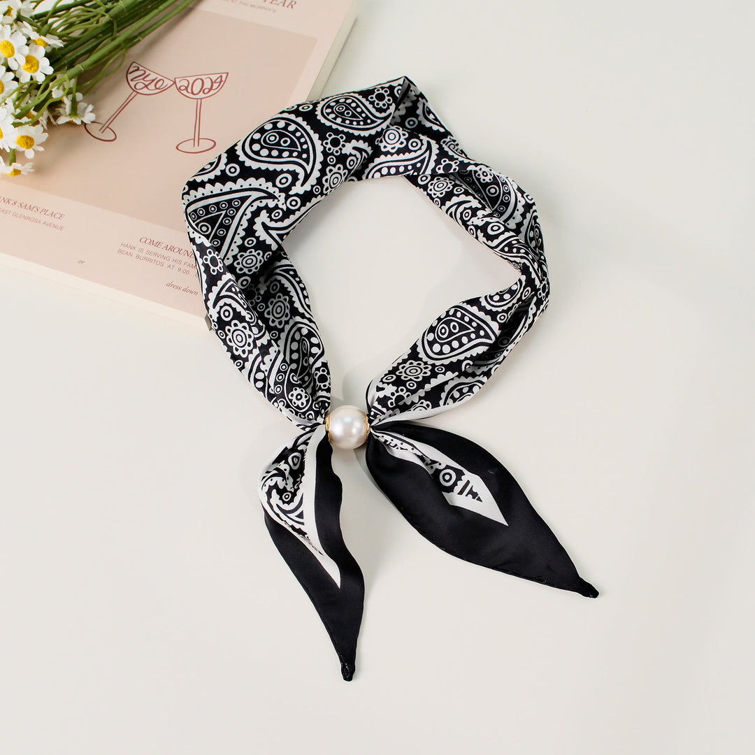 Elegantes quadratisches Damen-Tuch mit Retro-Muster - Stil Nr. 6 - image 6