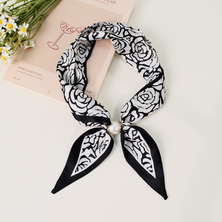Elegantes quadratisches Damen-Tuch mit Retro-Muster - Stil Nr. 14 - image 14