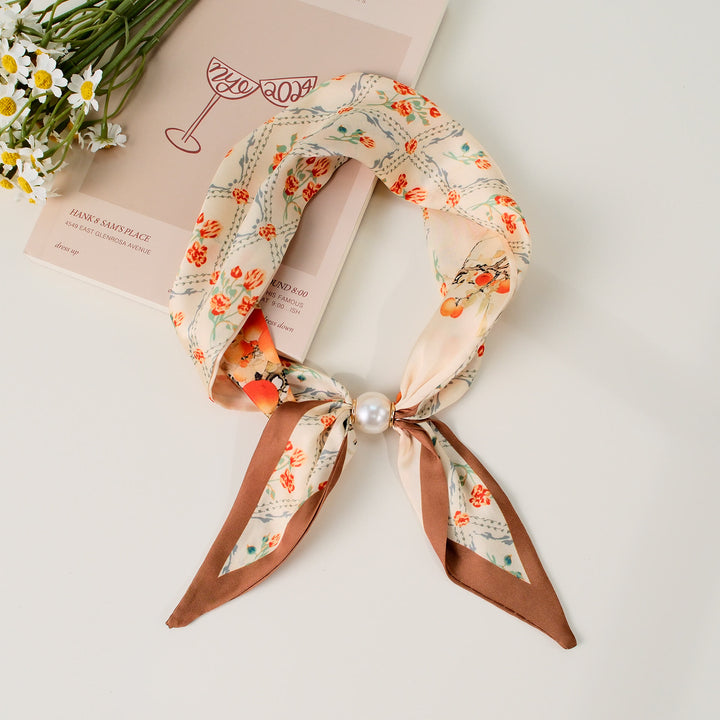 Elegantes quadratisches Damen-Tuch mit Retro-Muster - Stil Nr. 16 - image 16