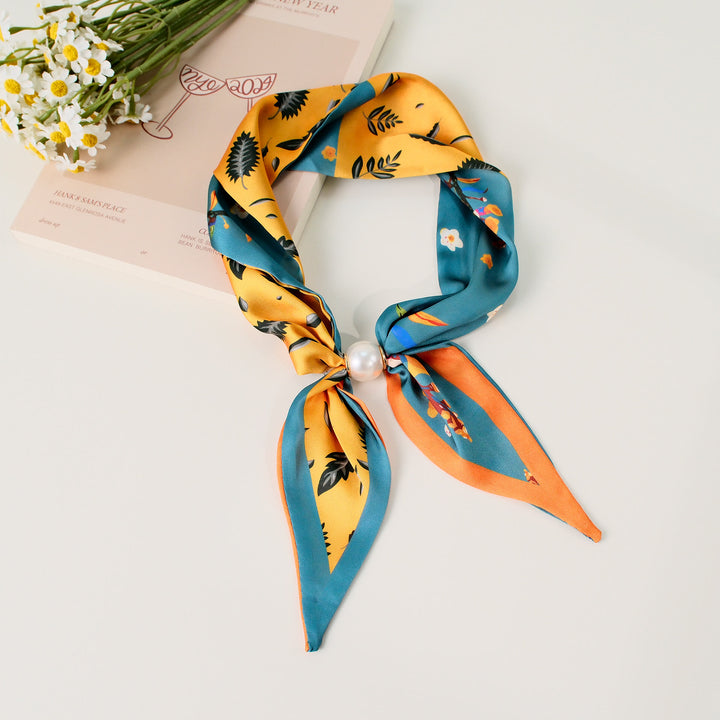 Elegantes quadratisches Damen-Tuch mit Retro-Muster - Stil Nr. 19 - image 19