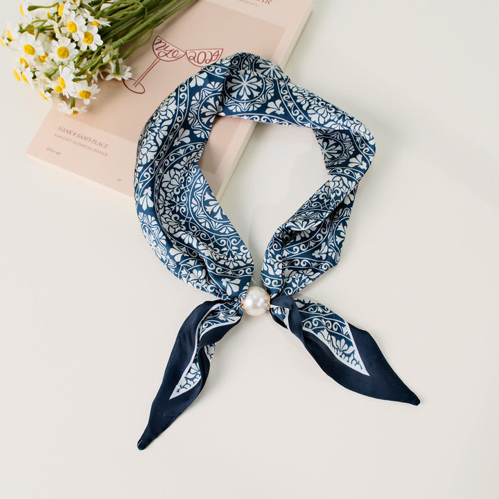 Elegantes quadratisches Damen-Tuch mit Retro-Muster - Stil Nr. 21 - image 21