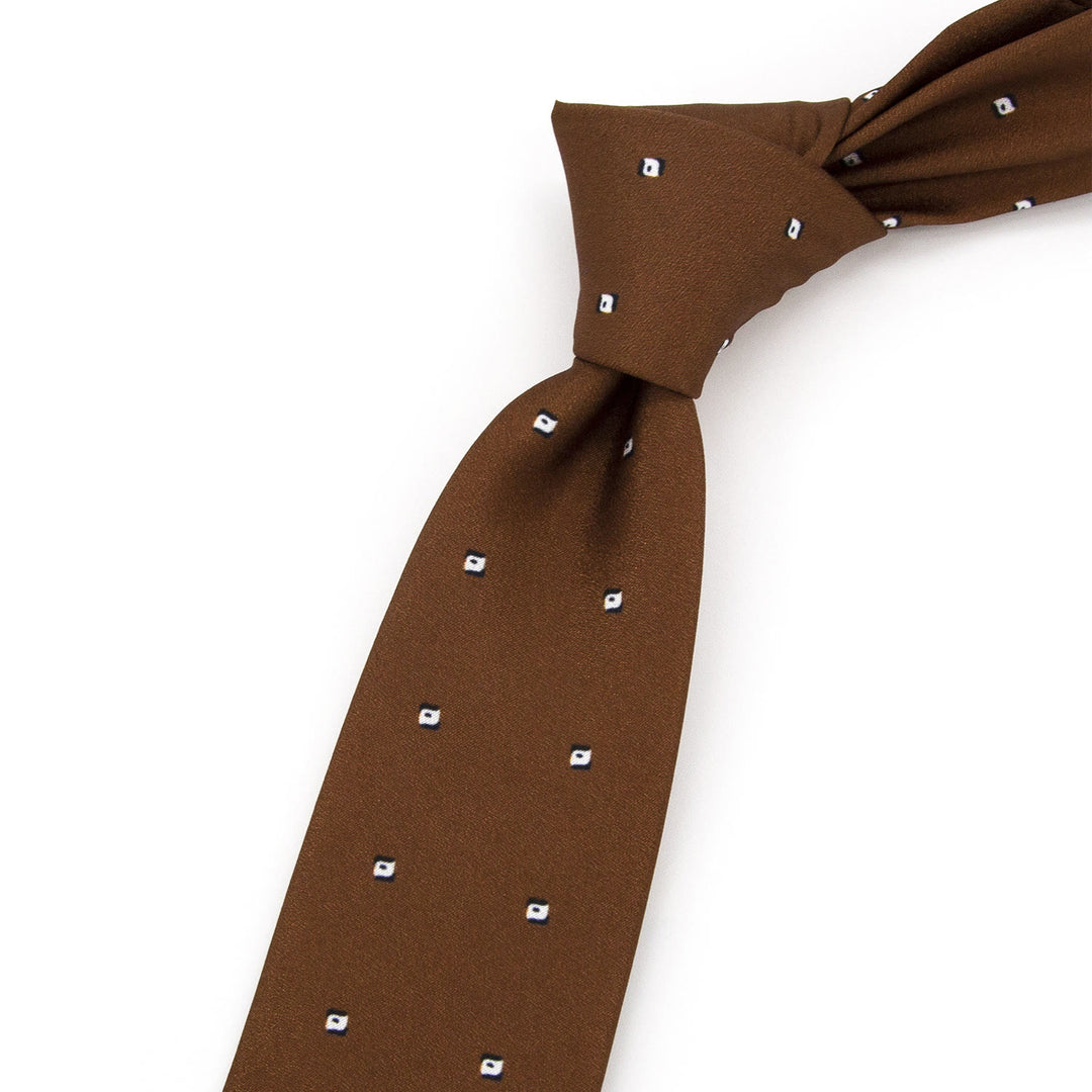 Zeitlose Herrenkrawatte im Retro-Stil mit Blumenmuster und breiter Halspartie - image 26