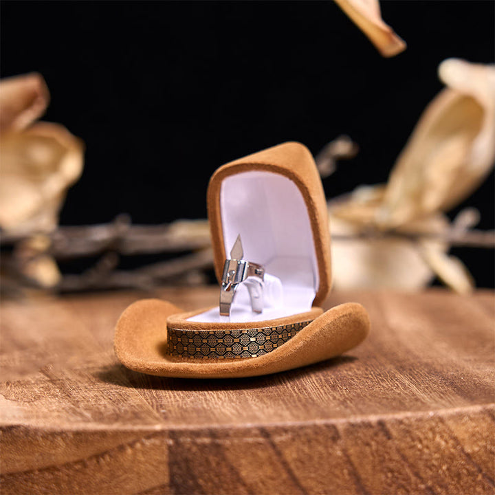 DIY-Set mit Anfangsbuchstaben, versteckter Messerschnalle, Stierkopf-Anhänger und Ring - image 3