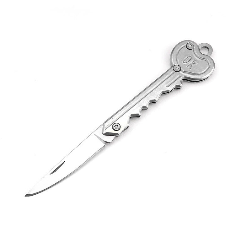 Buntes Love OK Klappmesser, Outdoor-EDC-Werkzeug - Silber - image 4