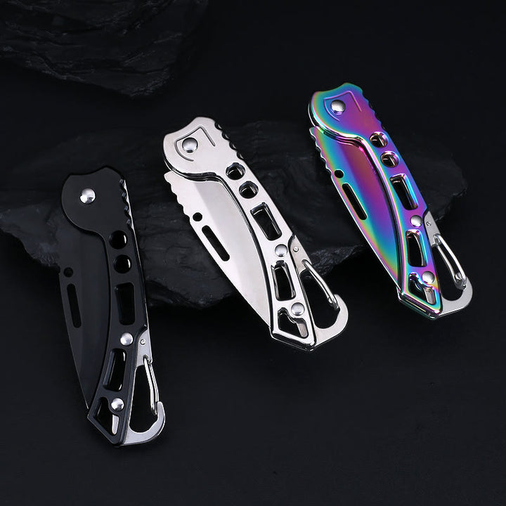 Farbenfrohes, praktisches Multifunktions-Klappmesser als EDC-Werkzeug-Schlüsselanhänger - image 1