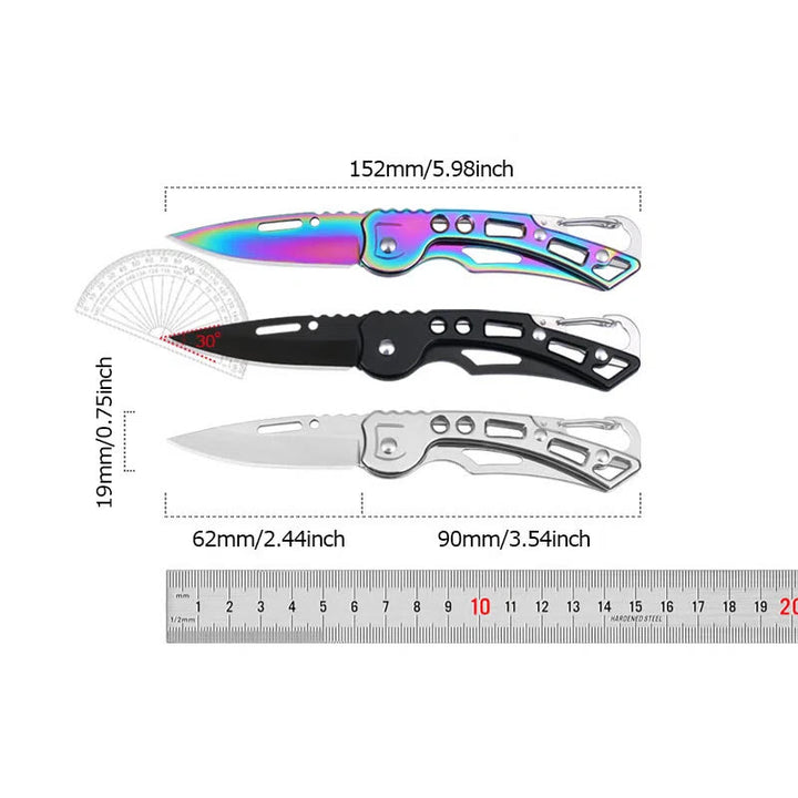 Farbenfrohes, praktisches Multifunktions-Klappmesser als EDC-Werkzeug-Schlüsselanhänger - image 7