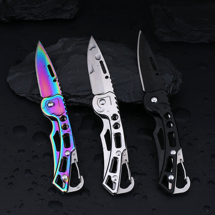 Farbenfrohes, praktisches Multifunktions-Klappmesser als EDC-Werkzeug-Schlüsselanhänger - image 0