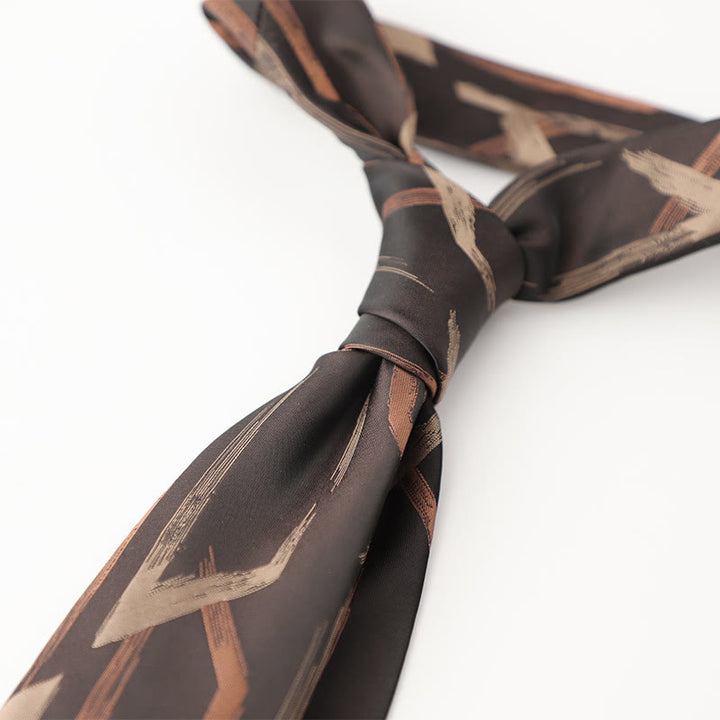 Herrenkrawatten aus kunstvoll gemustertem, seidenähnlichem Stoff - image 35