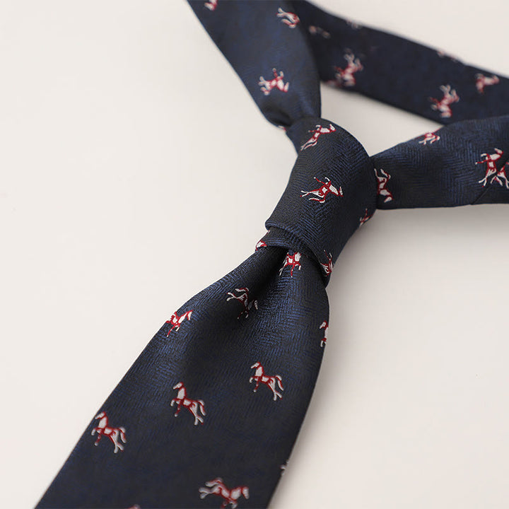 Herrenkrawatten aus kunstvoll gemustertem, seidenähnlichem Stoff - image 57