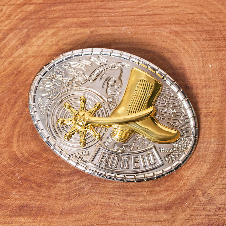 Rotierender Stern Rodeo-Stiefel DIY Schnalle Ledergürtel - image 1