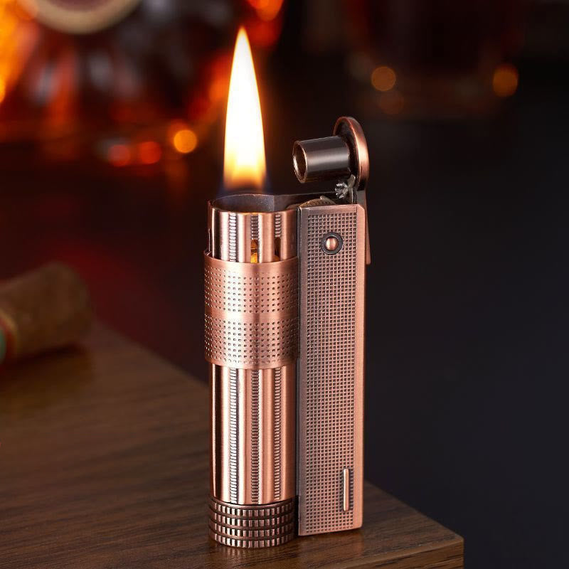 Abnehmbarer Kerzenbrennstofftank, nachfüllbares Petroleumfeuerzeug - Rotbronze - image 12