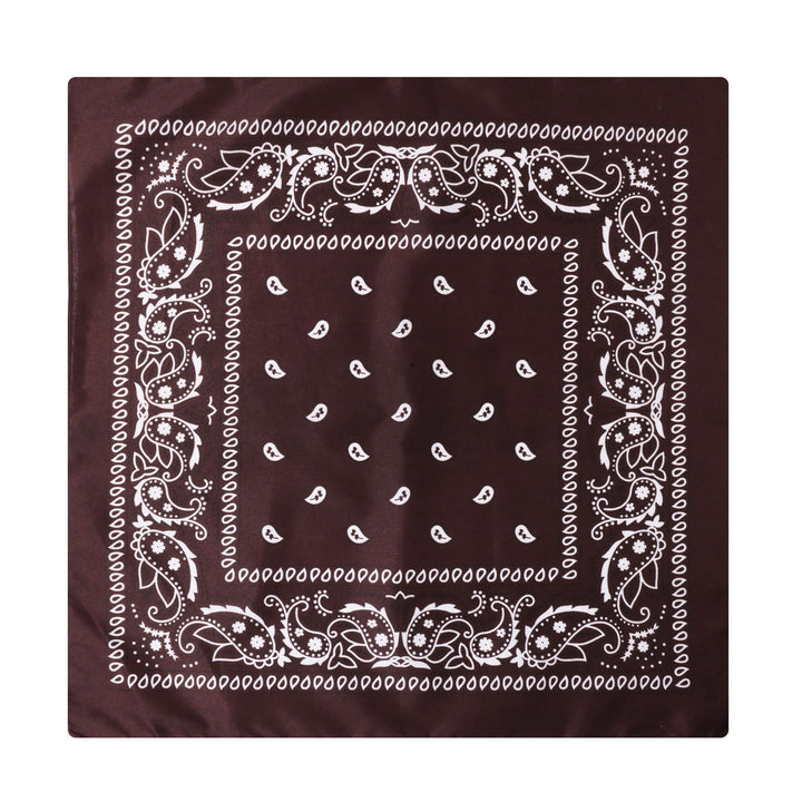 Einstecktuch mit Paisley-Cashew-Muster und brauner Segelboot-Schnalle - Stil Nr. 16 - image 17