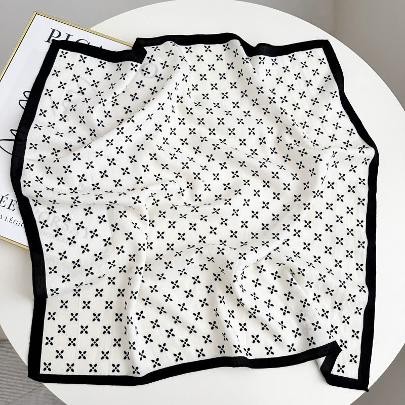 Retro-Einstecktuch mit kontrastierendem Cashew-Muster und Blumenschnalle - Stil Nr. 17 - image 22
