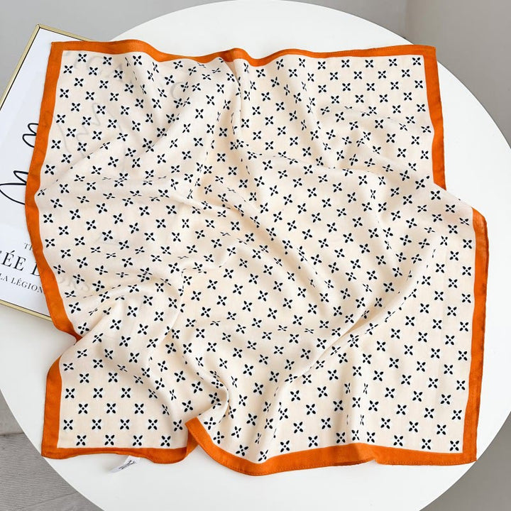 Retro-Einstecktuch mit kontrastierendem Cashew-Muster und Blumenschnalle - Stil Nr. 19 - image 24