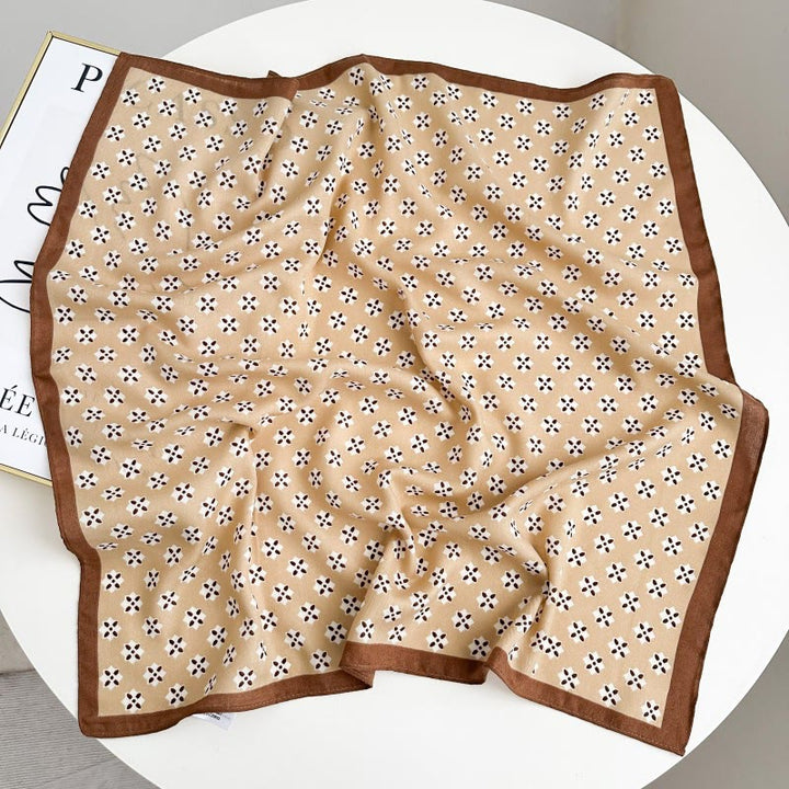 Retro-Einstecktuch mit kontrastierendem Cashew-Muster und Blumenschnalle - Stil Nr. 18 - image 23
