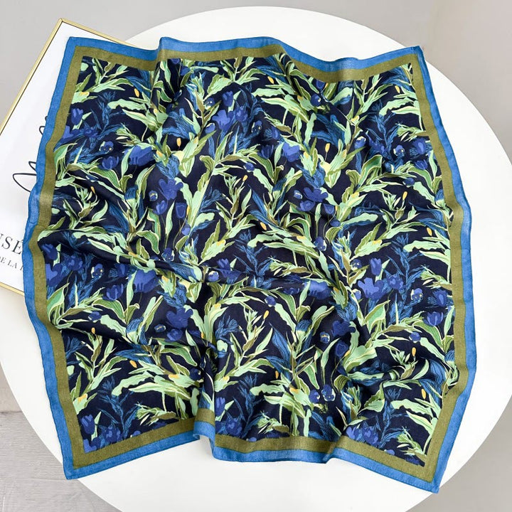 Retro-Einstecktuch mit kontrastierendem Cashew-Muster und Blumenschnalle - Stil Nr. 29 - image 34