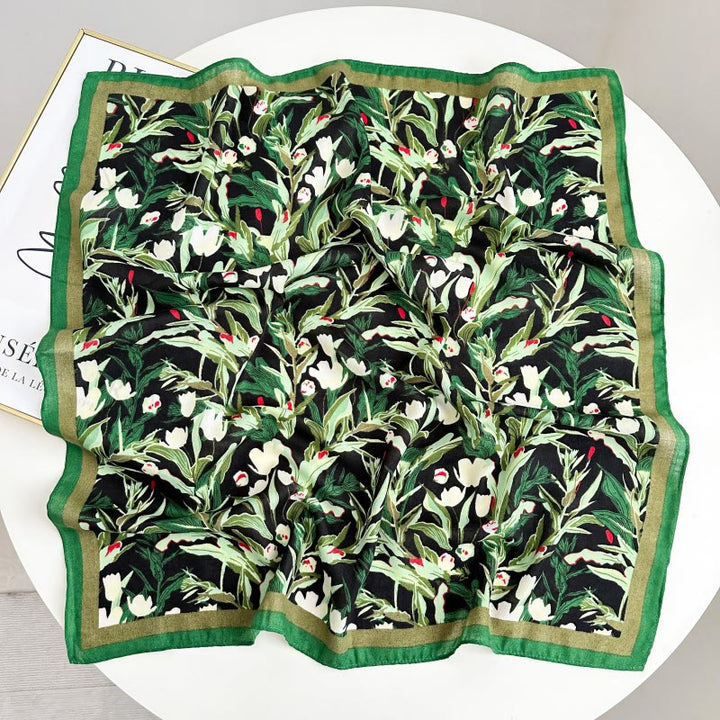 Retro-Einstecktuch mit kontrastierendem Cashew-Muster und Blumenschnalle - Stil Nr. 27 - image 32