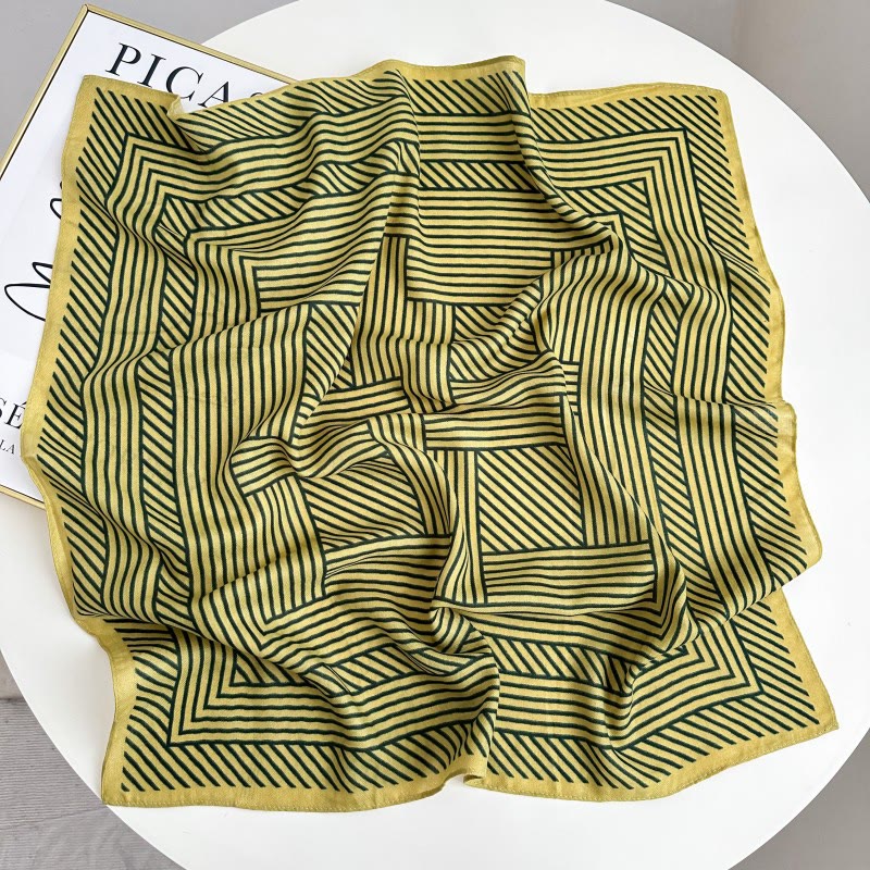 Retro-Einstecktuch mit kontrastierendem Cashew-Muster und Blumenschnalle - Stil Nr. 23 - image 28