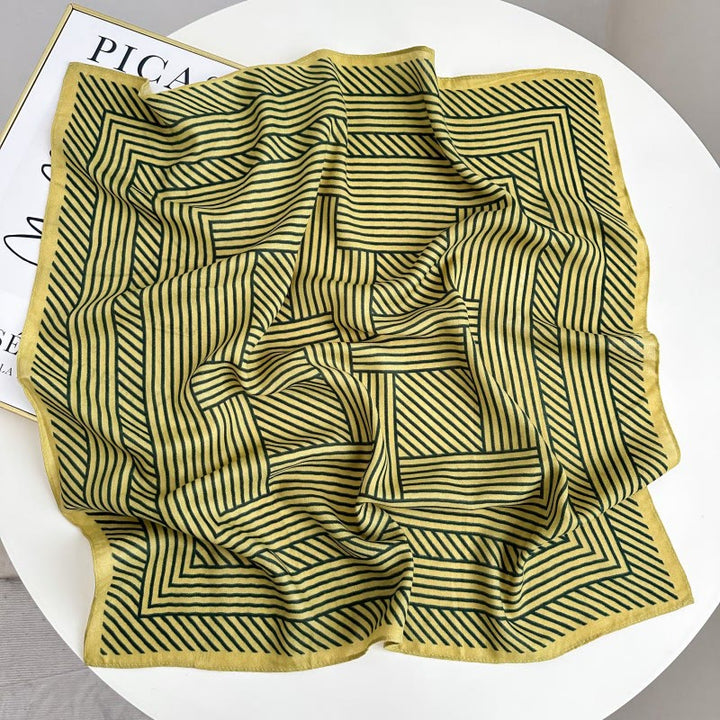 Retro-Einstecktuch mit kontrastierendem Cashew-Muster und Blumenschnalle - Stil Nr. 23 - image 28