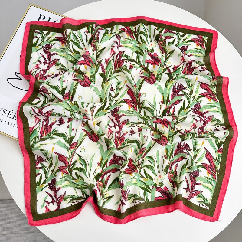Retro-Einstecktuch mit kontrastierendem Cashew-Muster und Blumenschnalle - Stil Nr. 26 - image 31