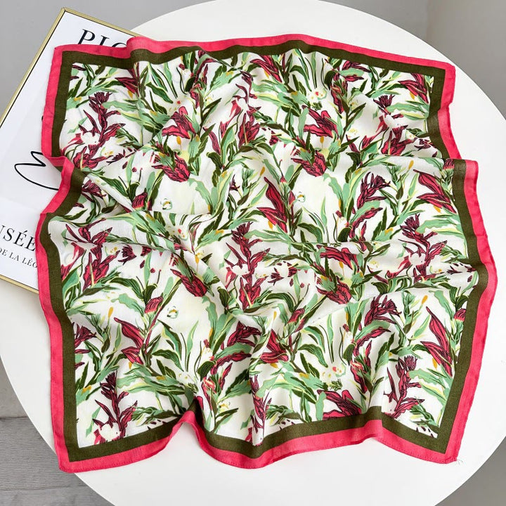 Retro-Einstecktuch mit kontrastierendem Cashew-Muster und Blumenschnalle - Stil Nr. 26 - image 31