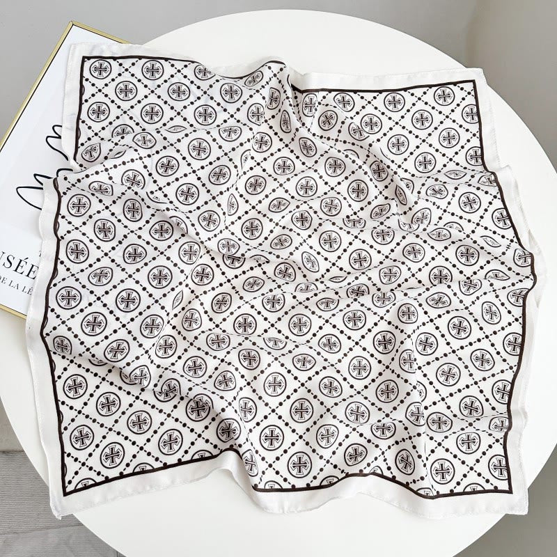 Retro-Einstecktuch mit kontrastierendem Cashew-Muster und Blumenschnalle - Stil Nr. 32 - image 37
