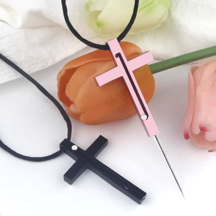 Tragbares Gadget Nadelkreuz-Anhänger-Halskette - image 3