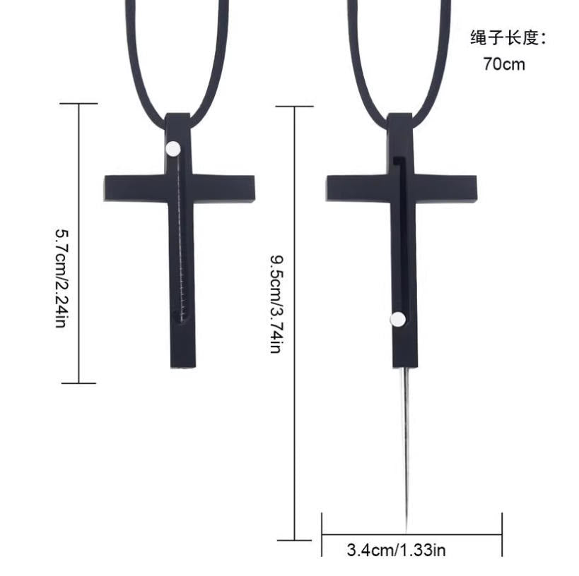 Tragbares Gadget Nadelkreuz-Anhänger-Halskette - image 2