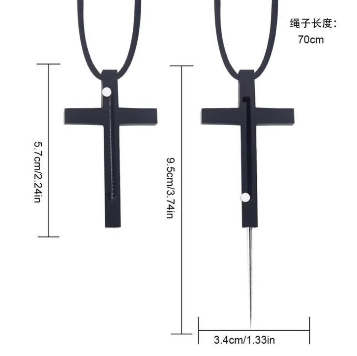 Tragbares Gadget Nadelkreuz-Anhänger-Halskette - image 2