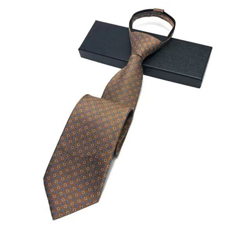Verstellbare, vorgebundene Krawatte im Vintage-Stil für Herren - Stil Nr. 8 - image 8