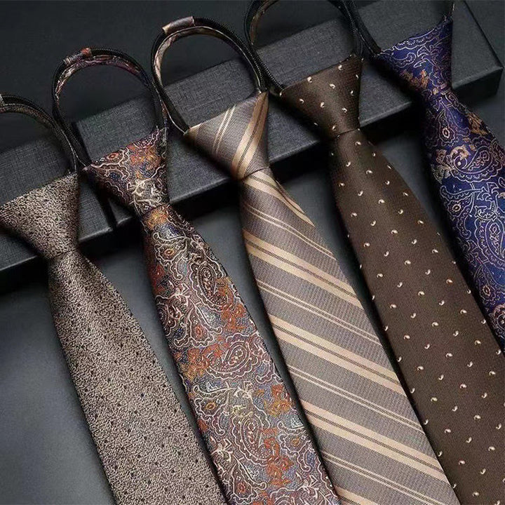 Verstellbare, vorgebundene Krawatte im Vintage-Stil für Herren - image 0