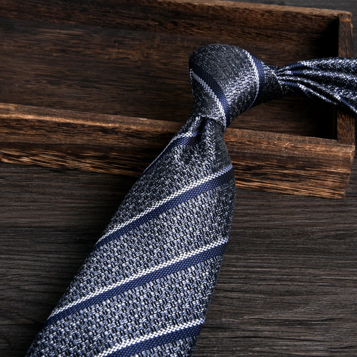 Herren-Krawatte mit floralem Jacquardmuster - Stil Nr. 3 - image 3