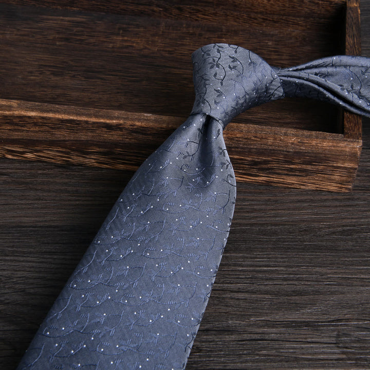 Herren-Krawatte mit floralem Jacquardmuster - Stil Nr. 6 - image 6