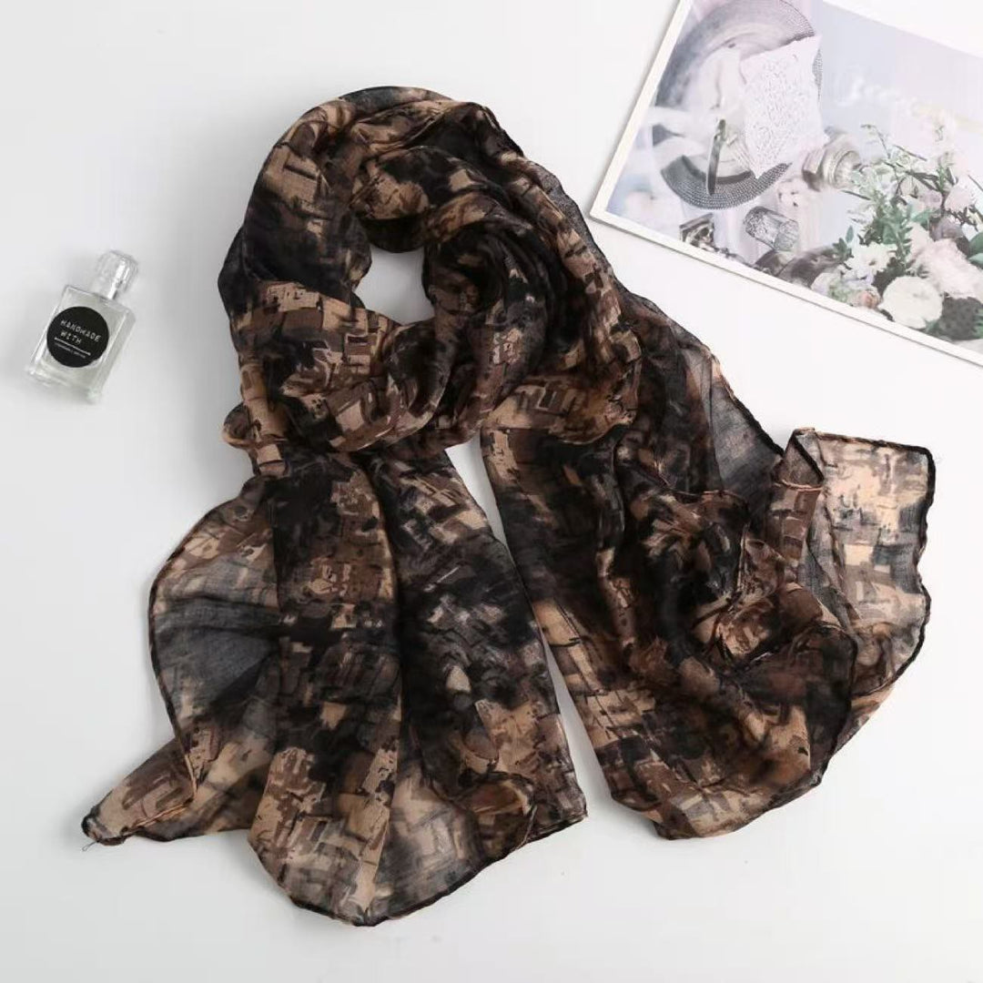 Damen-Ölgemälde-Färbe-Sommer-Sonnenschutzschal - Stil Nr. 4 - image 3
