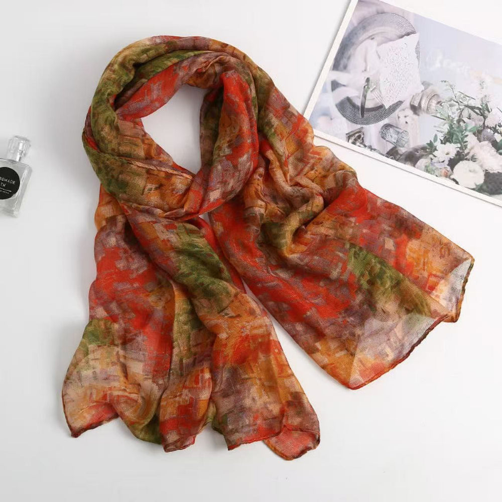 Damen-Ölgemälde-Färbe-Sommer-Sonnenschutzschal - Stil Nr. 2 - image 1