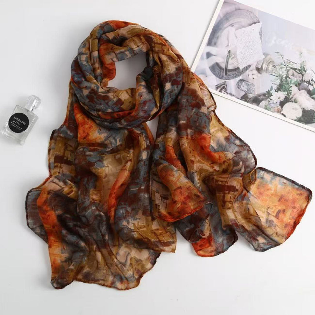 Damen-Ölgemälde-Färbe-Sommer-Sonnenschutzschal - Stil Nr. 1 - image 0