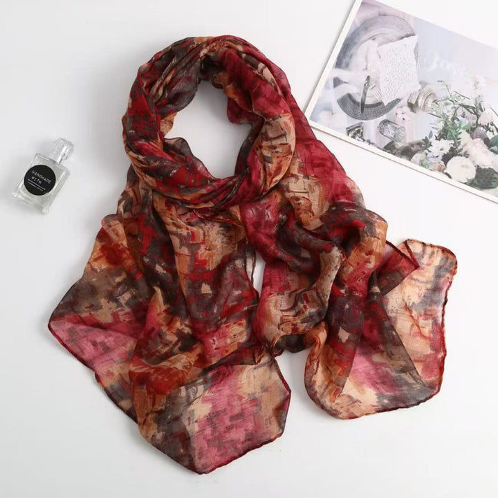 Damen-Ölgemälde-Färbe-Sommer-Sonnenschutzschal - Stil Nr. 5 - image 4