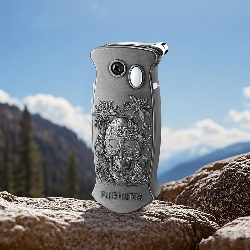 2-in-1 Outdoor-Multifunktions-Klappmesser mit Schnitzfunktion und Feuerzeug - Schwarz - Stil Nr. 5 - image 27