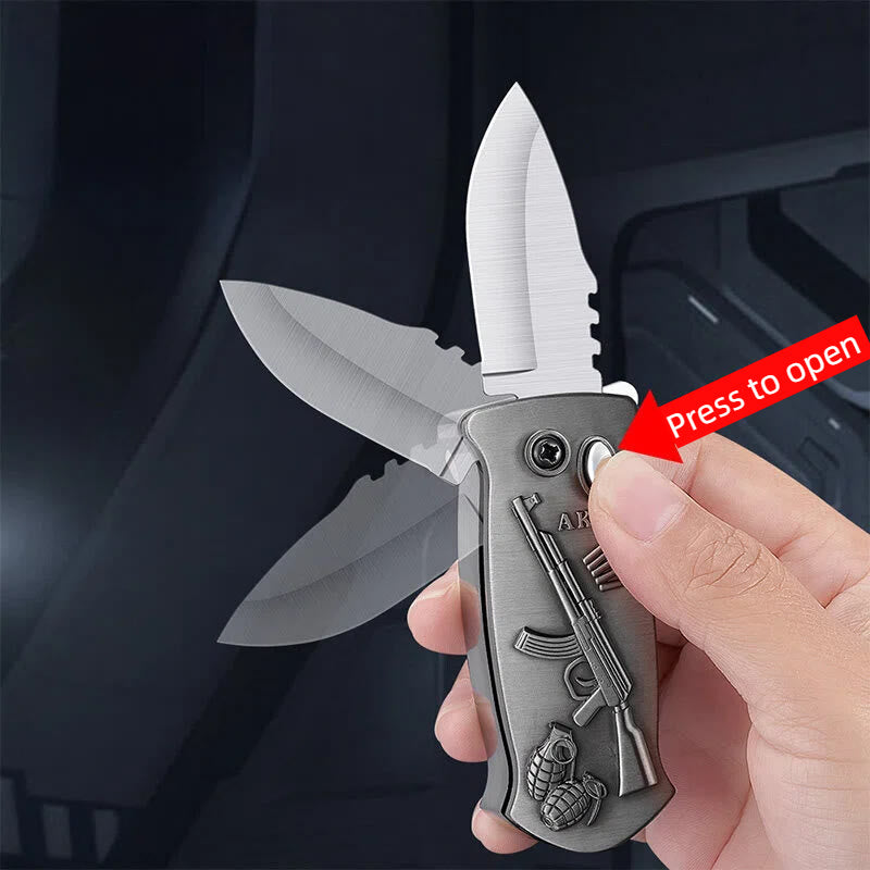 2-in-1 Outdoor-Multifunktions-Klappmesser mit Schnitzfunktion und Feuerzeug - image 3