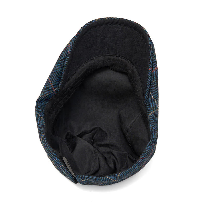 Leichte, karierte Sommer-Baskenmütze - image 4