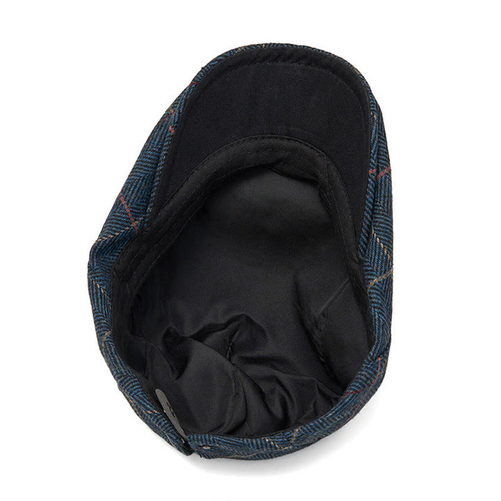 Leichte, karierte Sommer-Baskenmütze - image 4