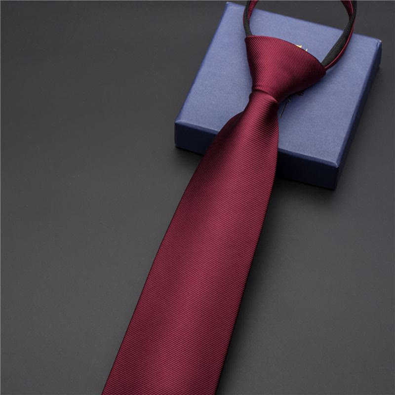 Vintage-Herrenkrawatte mit Print und verziertem Krawattenclip - Stil Nr. 7 - Silber - image 9