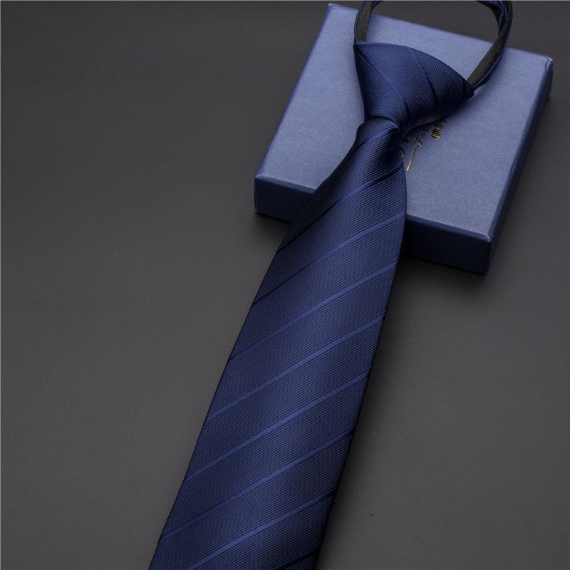 Vintage-Herrenkrawatte mit Print und verziertem Krawattenclip - Stil Nr. 15 - Silber - image 20
